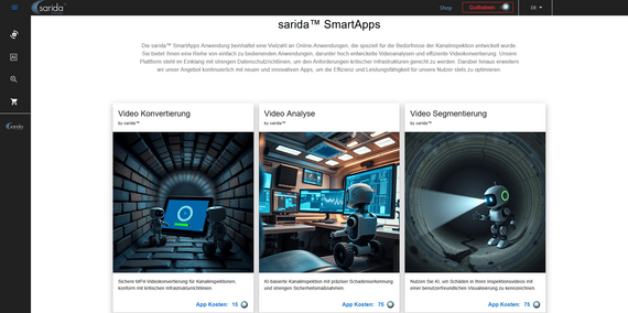 sarida SmartApps - Uebersicht